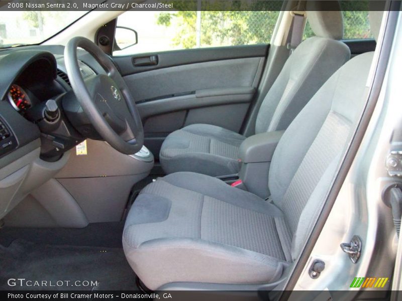 Magnetic Gray / Charcoal/Steel 2008 Nissan Sentra 2.0