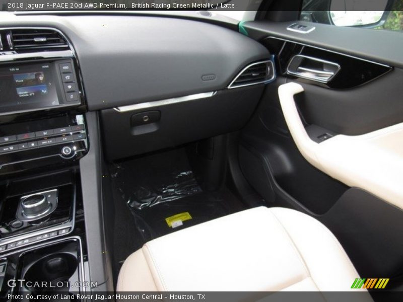 British Racing Green Metallic / Latte 2018 Jaguar F-PACE 20d AWD Premium