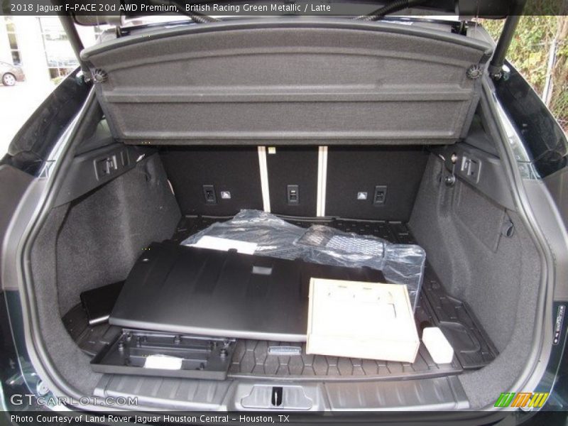 British Racing Green Metallic / Latte 2018 Jaguar F-PACE 20d AWD Premium