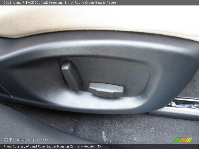 British Racing Green Metallic / Latte 2018 Jaguar F-PACE 20d AWD Premium