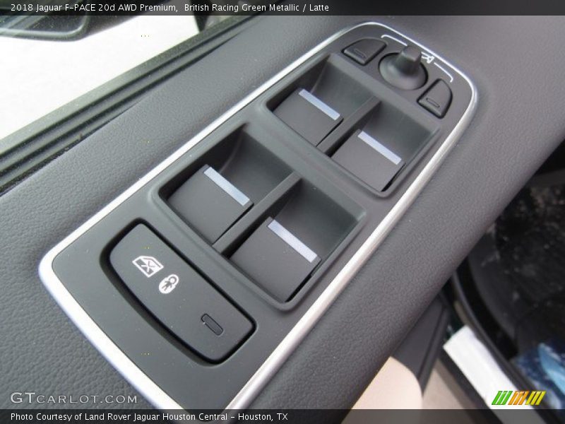 British Racing Green Metallic / Latte 2018 Jaguar F-PACE 20d AWD Premium