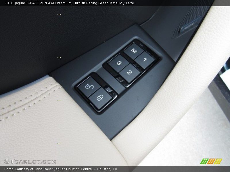 British Racing Green Metallic / Latte 2018 Jaguar F-PACE 20d AWD Premium