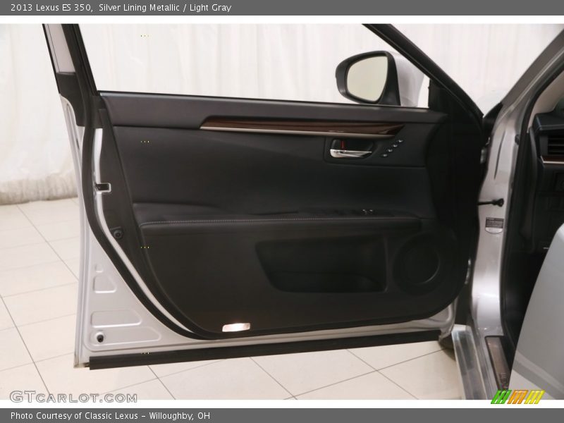 Silver Lining Metallic / Light Gray 2013 Lexus ES 350