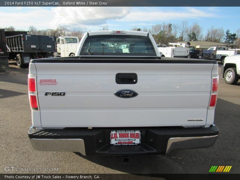 Oxford White / Steel Grey 2014 Ford F150 XLT SuperCab