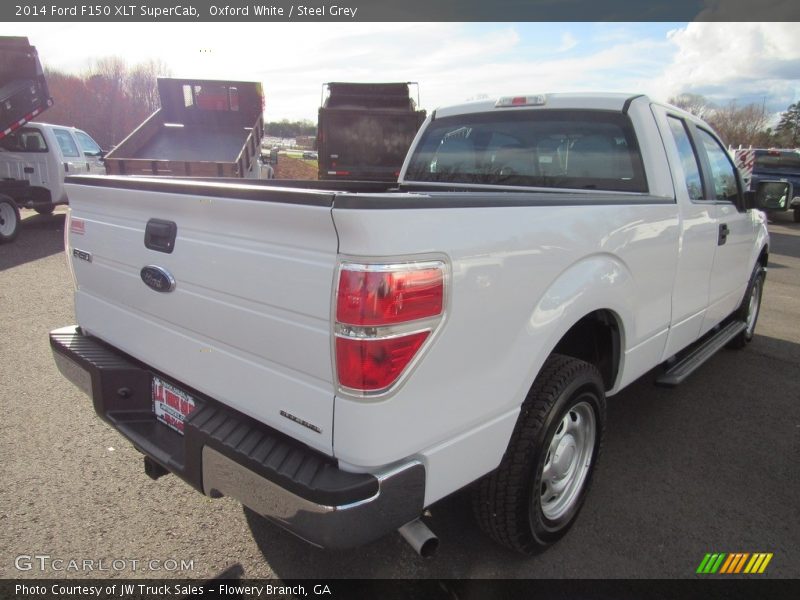 Oxford White / Steel Grey 2014 Ford F150 XLT SuperCab