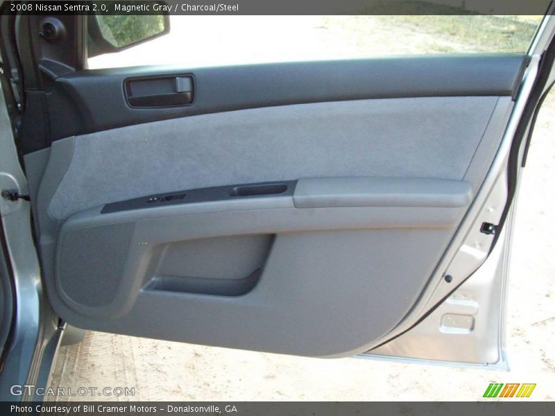 Magnetic Gray / Charcoal/Steel 2008 Nissan Sentra 2.0