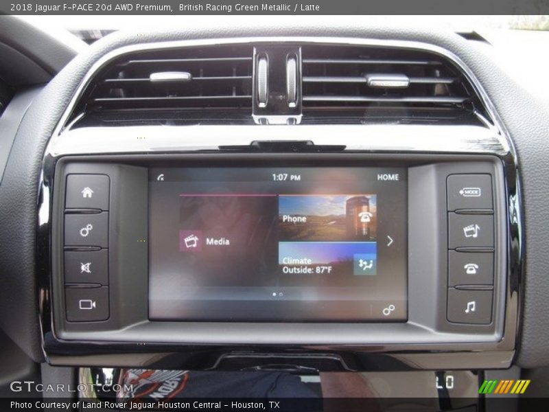 British Racing Green Metallic / Latte 2018 Jaguar F-PACE 20d AWD Premium