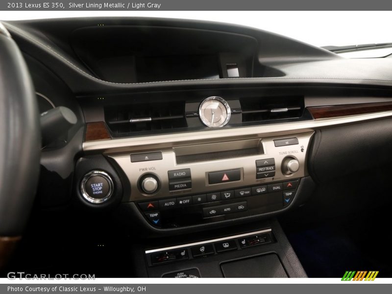Silver Lining Metallic / Light Gray 2013 Lexus ES 350