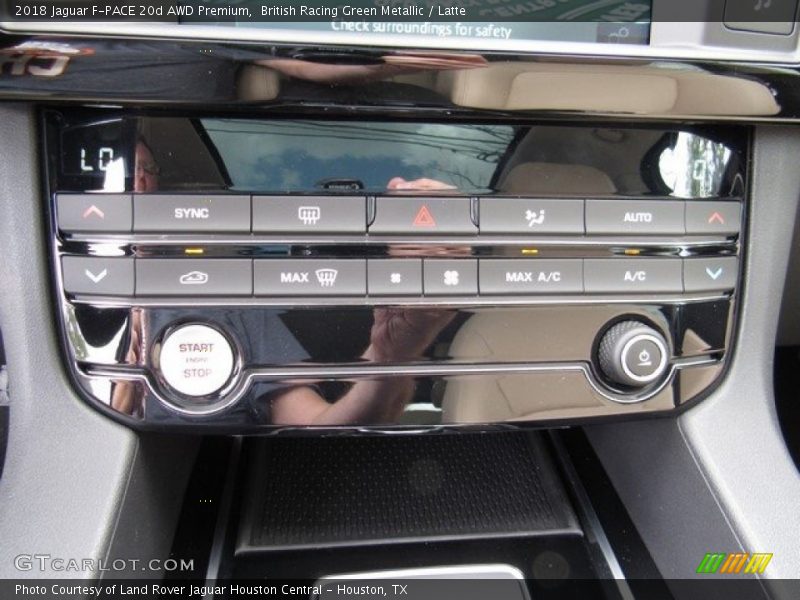 British Racing Green Metallic / Latte 2018 Jaguar F-PACE 20d AWD Premium