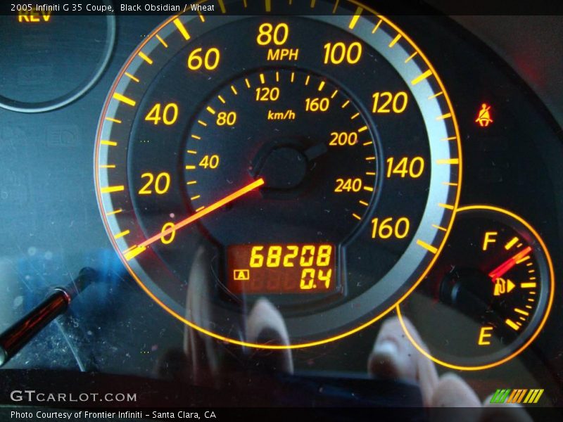 Black Obsidian / Wheat 2005 Infiniti G 35 Coupe