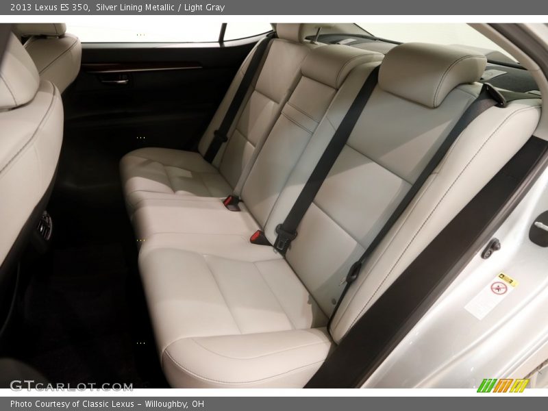 Silver Lining Metallic / Light Gray 2013 Lexus ES 350