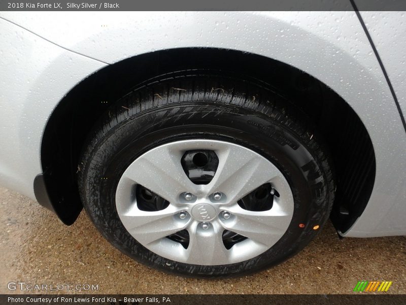 Silky Silver / Black 2018 Kia Forte LX