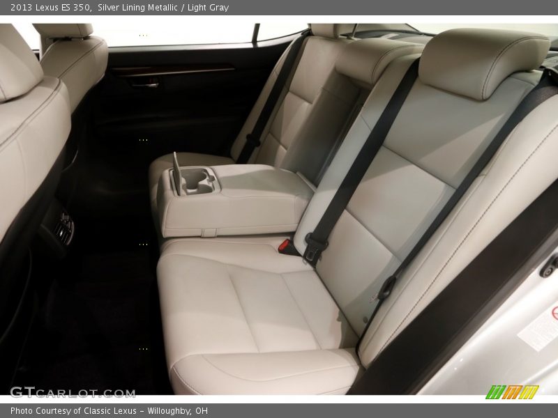 Silver Lining Metallic / Light Gray 2013 Lexus ES 350