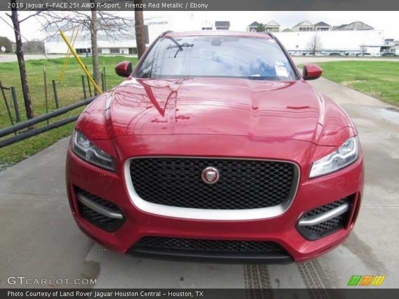 Firenze Red Metallic / Ebony 2018 Jaguar F-PACE 25t AWD R-Sport