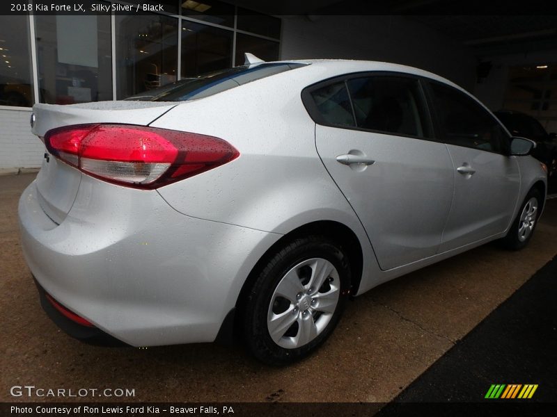 Silky Silver / Black 2018 Kia Forte LX