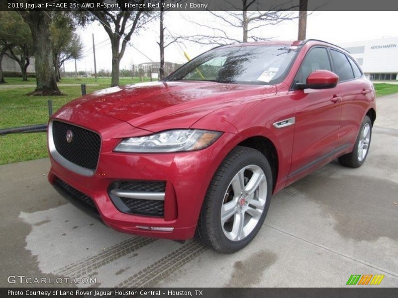 Firenze Red Metallic / Ebony 2018 Jaguar F-PACE 25t AWD R-Sport