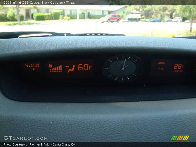 Black Obsidian / Wheat 2005 Infiniti G 35 Coupe