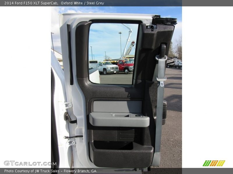 Oxford White / Steel Grey 2014 Ford F150 XLT SuperCab