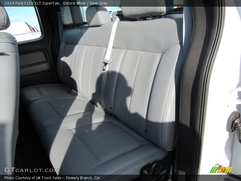 Oxford White / Steel Grey 2014 Ford F150 XLT SuperCab