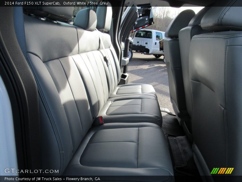 Oxford White / Steel Grey 2014 Ford F150 XLT SuperCab