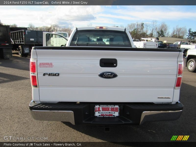 Oxford White / Steel Grey 2014 Ford F150 XLT SuperCab