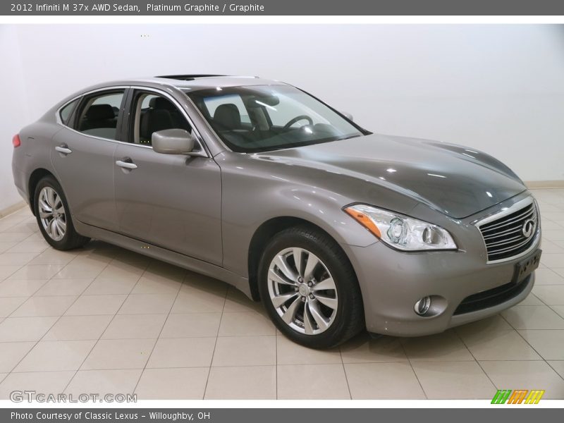 Platinum Graphite / Graphite 2012 Infiniti M 37x AWD Sedan
