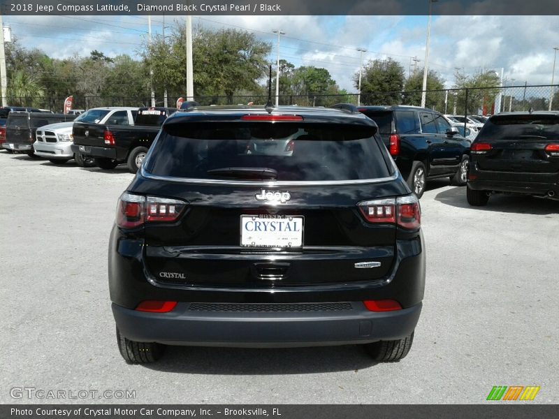 Diamond Black Crystal Pearl / Black 2018 Jeep Compass Latitude