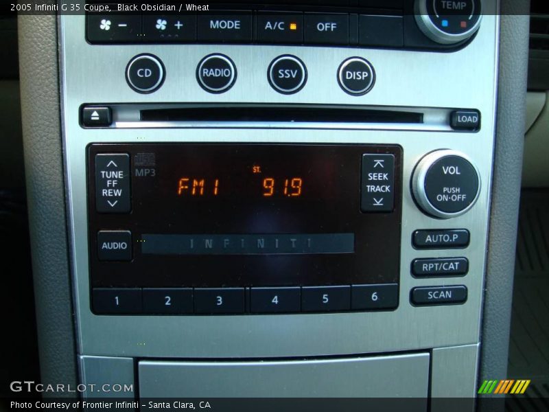 Black Obsidian / Wheat 2005 Infiniti G 35 Coupe