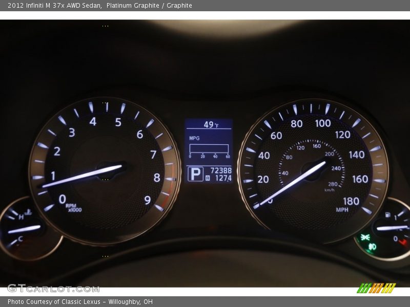 Platinum Graphite / Graphite 2012 Infiniti M 37x AWD Sedan
