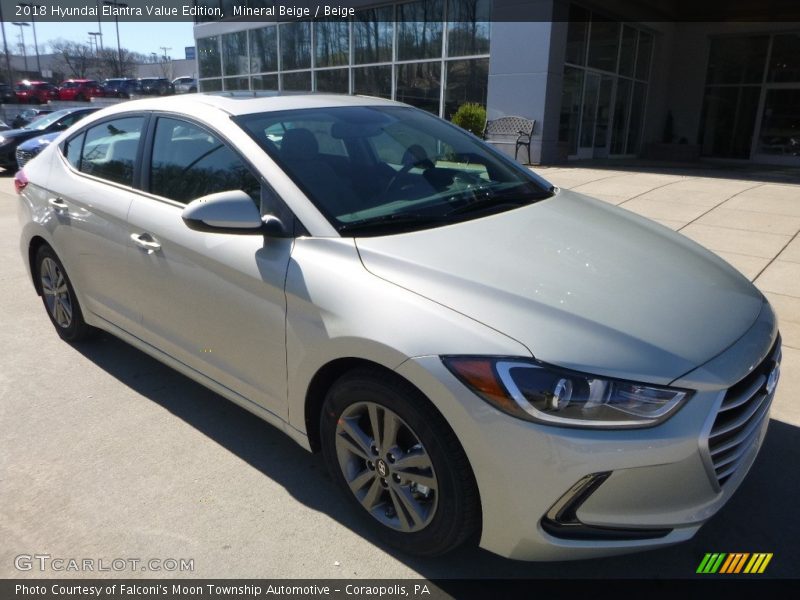 Mineral Beige / Beige 2018 Hyundai Elantra Value Edition