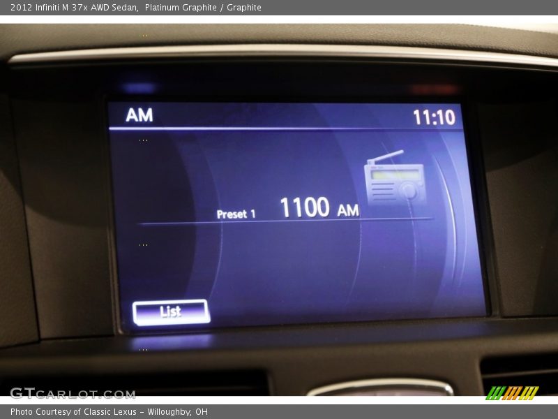 Platinum Graphite / Graphite 2012 Infiniti M 37x AWD Sedan