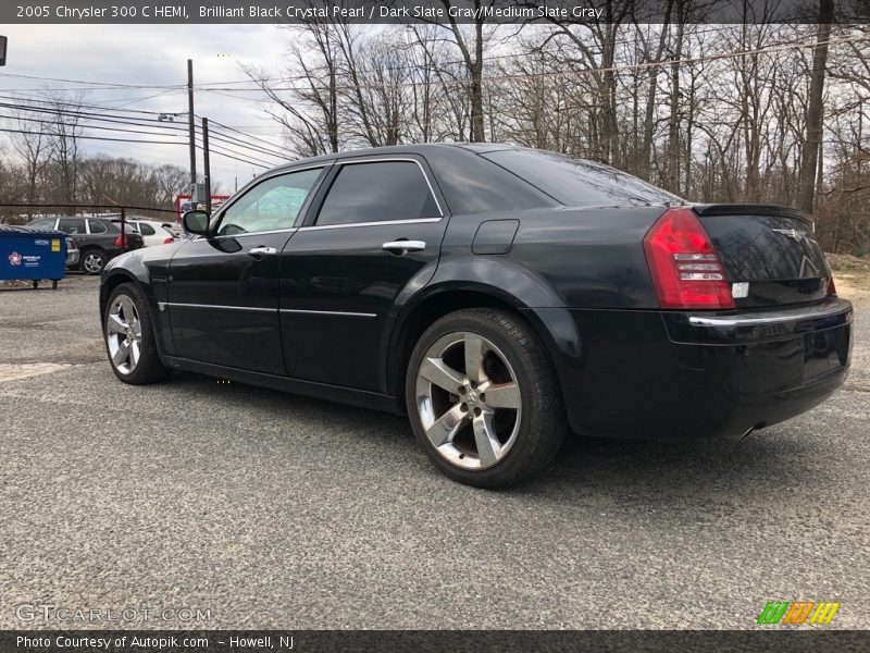 Brilliant Black Crystal Pearl / Dark Slate Gray/Medium Slate Gray 2005 Chrysler 300 C HEMI