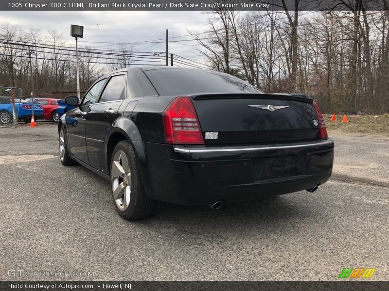 Brilliant Black Crystal Pearl / Dark Slate Gray/Medium Slate Gray 2005 Chrysler 300 C HEMI