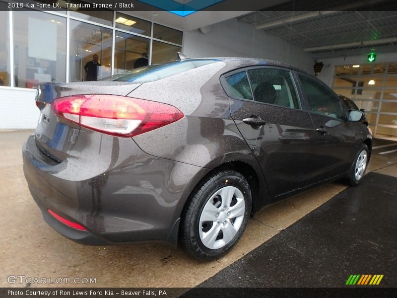 Titanium Bronze / Black 2018 Kia Forte LX
