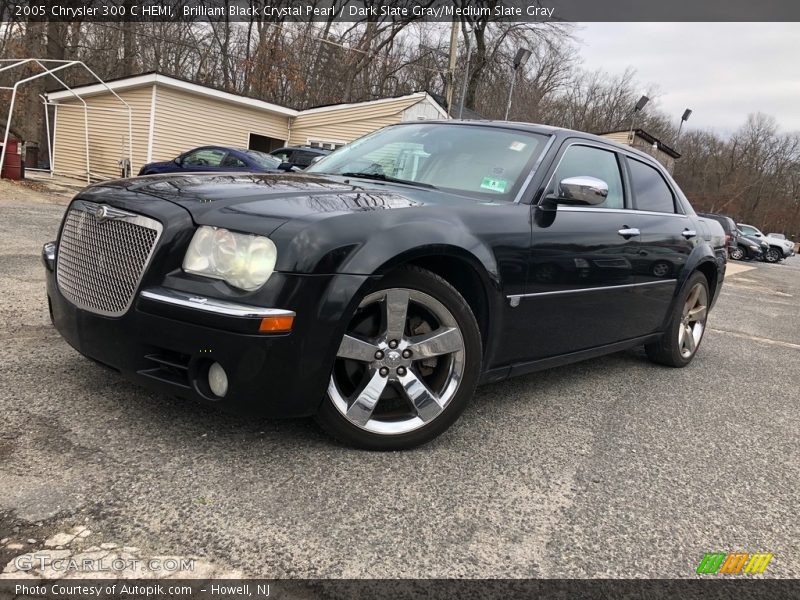 Brilliant Black Crystal Pearl / Dark Slate Gray/Medium Slate Gray 2005 Chrysler 300 C HEMI