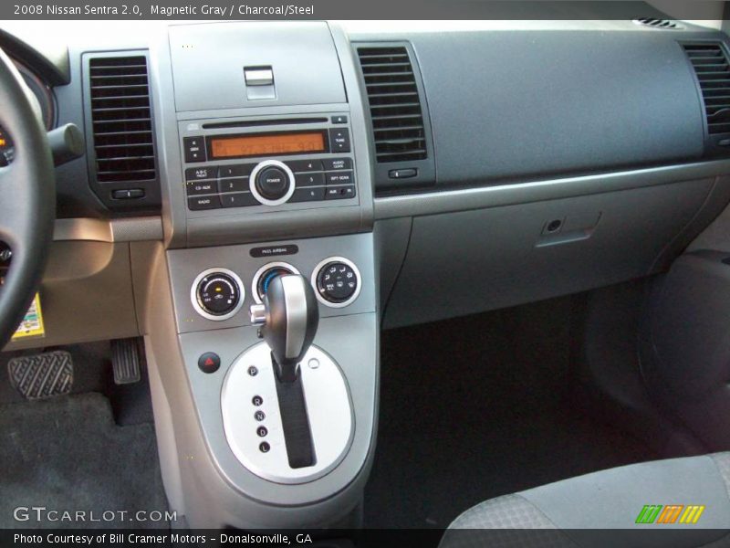 Magnetic Gray / Charcoal/Steel 2008 Nissan Sentra 2.0