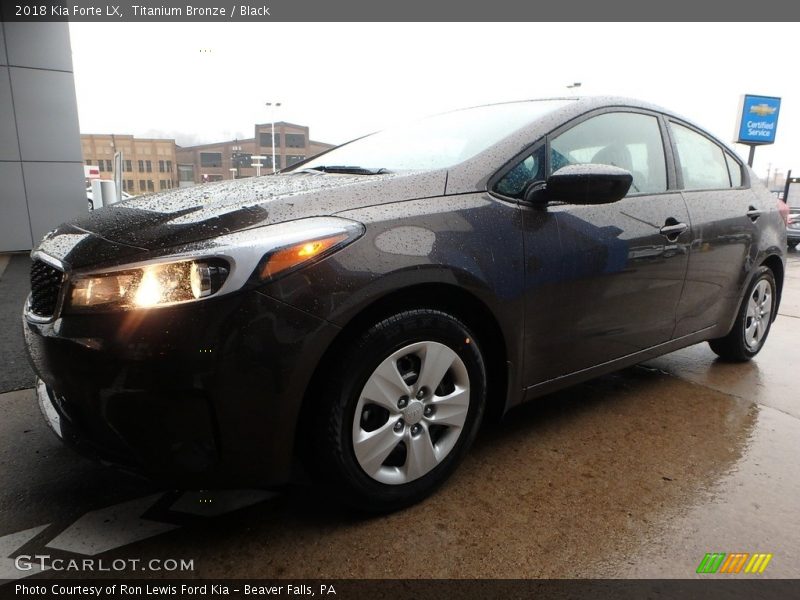 Titanium Bronze / Black 2018 Kia Forte LX
