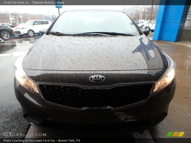 Titanium Bronze / Black 2018 Kia Forte LX