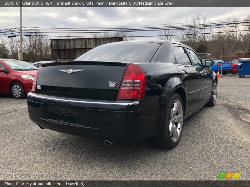 Brilliant Black Crystal Pearl / Dark Slate Gray/Medium Slate Gray 2005 Chrysler 300 C HEMI