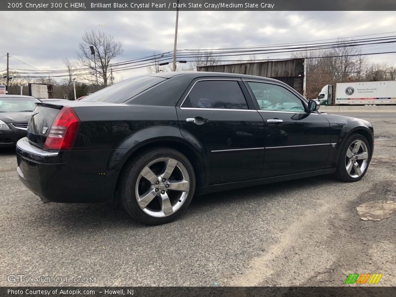 Brilliant Black Crystal Pearl / Dark Slate Gray/Medium Slate Gray 2005 Chrysler 300 C HEMI