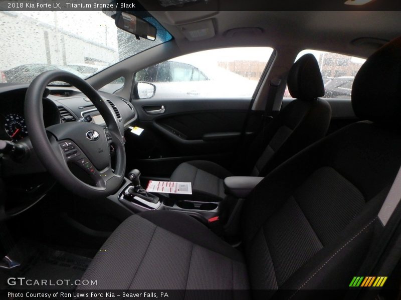 Titanium Bronze / Black 2018 Kia Forte LX