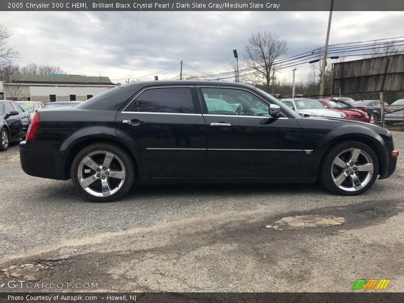 Brilliant Black Crystal Pearl / Dark Slate Gray/Medium Slate Gray 2005 Chrysler 300 C HEMI