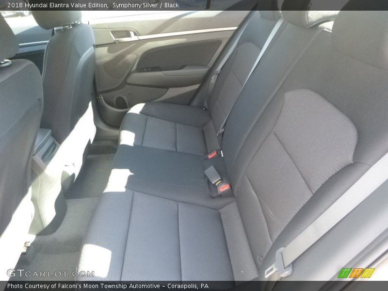 Symphony Silver / Black 2018 Hyundai Elantra Value Edition