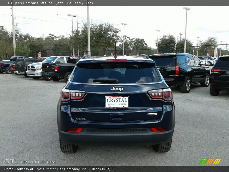 Jazz Blue Pearl / Black 2018 Jeep Compass Latitude