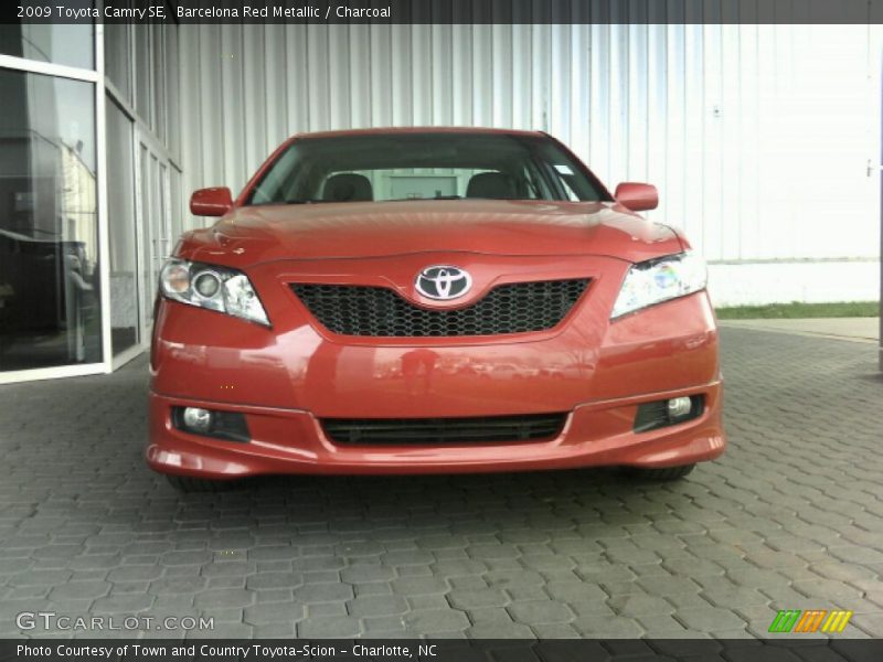 Barcelona Red Metallic / Charcoal 2009 Toyota Camry SE