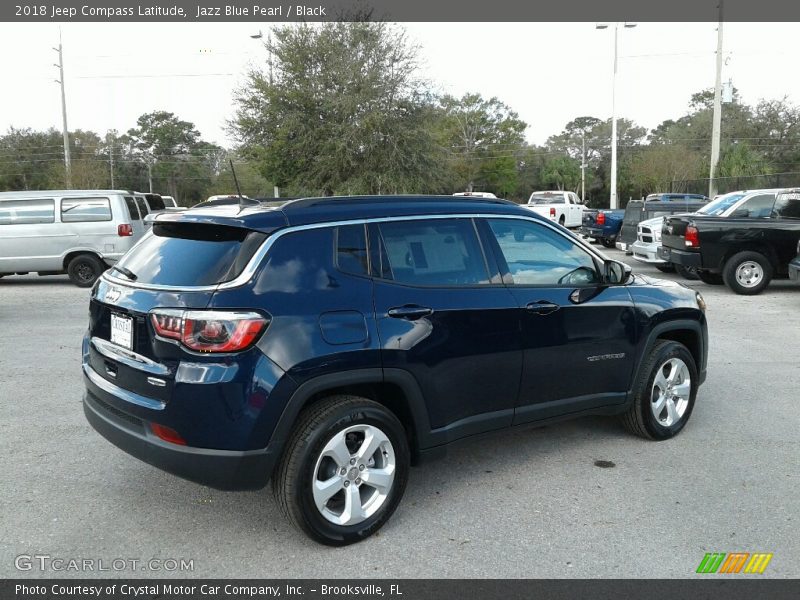 Jazz Blue Pearl / Black 2018 Jeep Compass Latitude