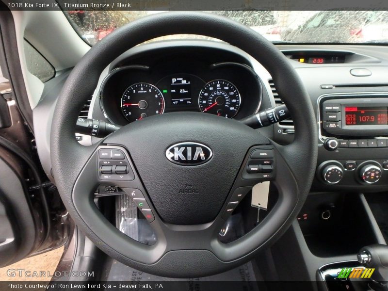 Titanium Bronze / Black 2018 Kia Forte LX