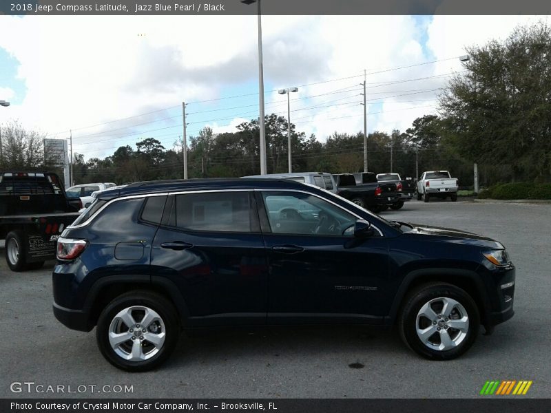 Jazz Blue Pearl / Black 2018 Jeep Compass Latitude