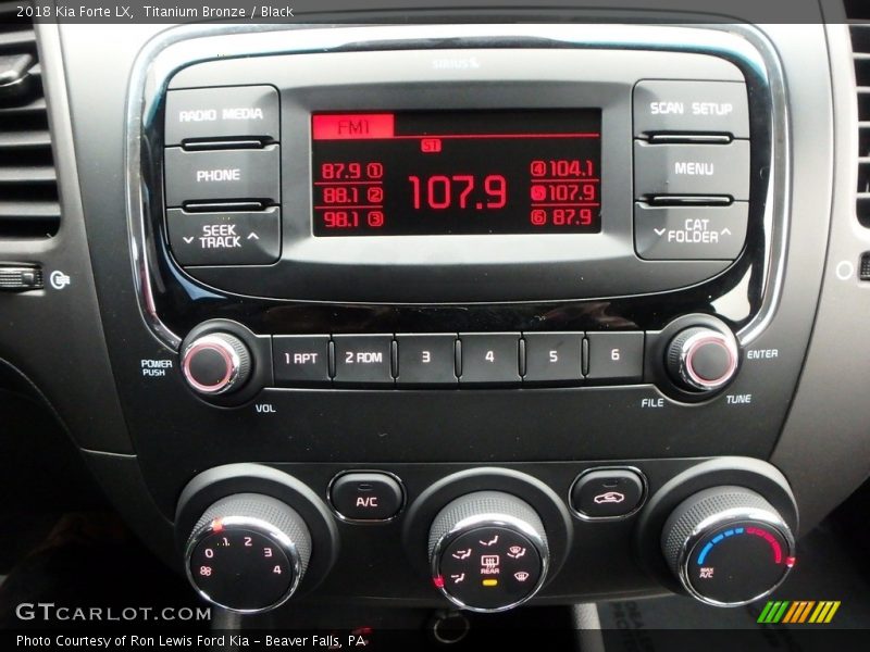 Titanium Bronze / Black 2018 Kia Forte LX