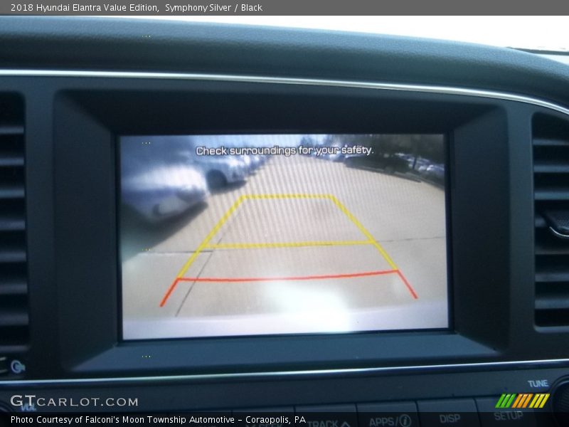 Symphony Silver / Black 2018 Hyundai Elantra Value Edition